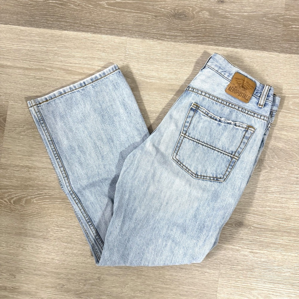 Aeropostale Blue Benton Original Fit Bootcut‎ Denim Jeans Men's Size 32x31